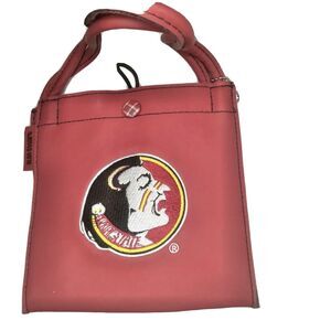 NCAA Florida State Seminoles Purse Tote Bag FSU Red Clutch Alan Stuart Handbag